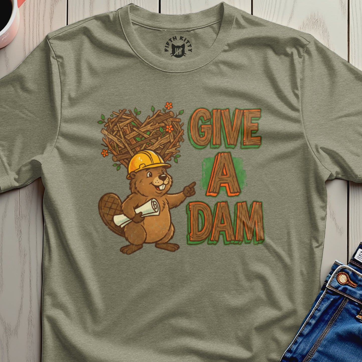 Retro Give A Dam T-Shirt