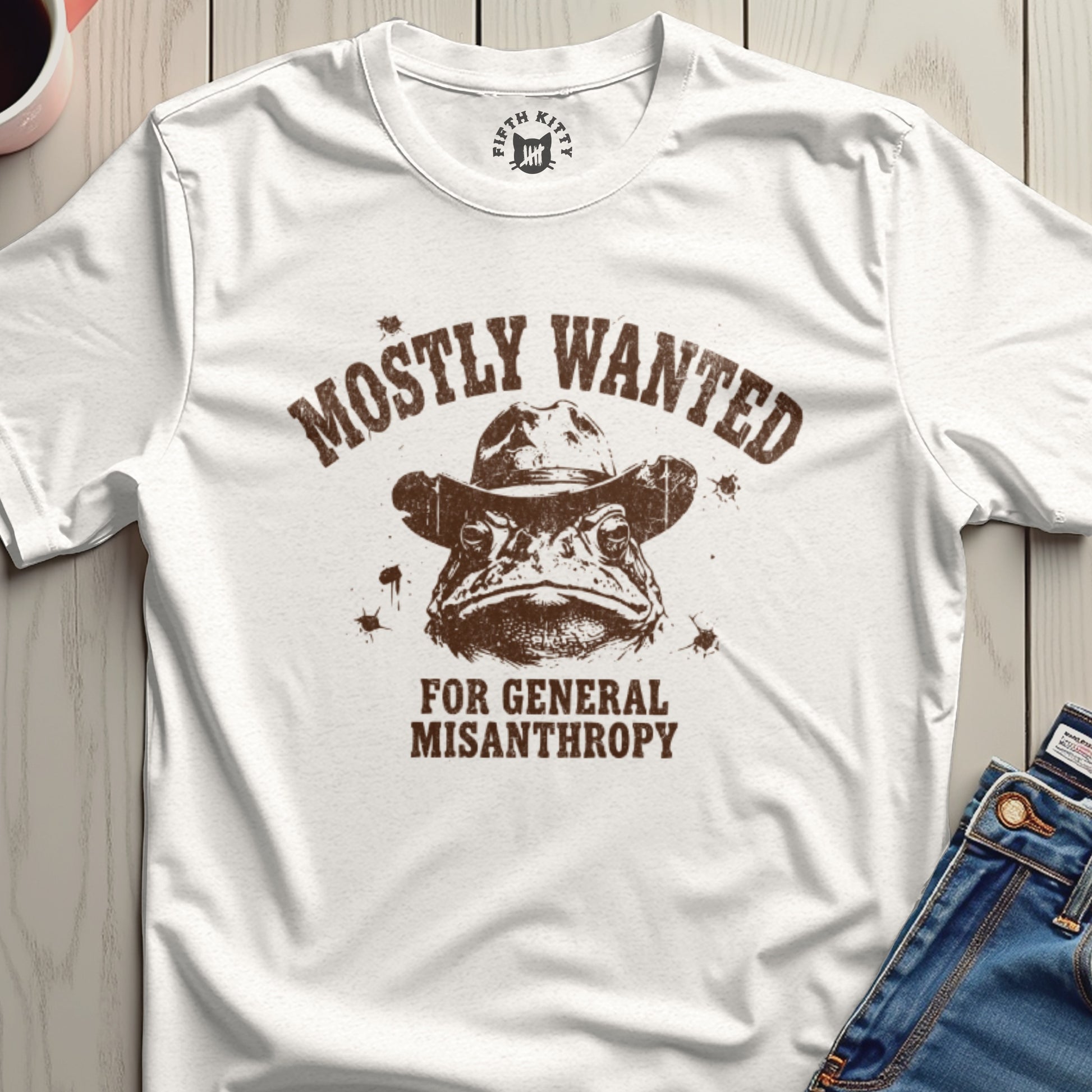 Mostly Wanted for General Misanthropy T-Shirt