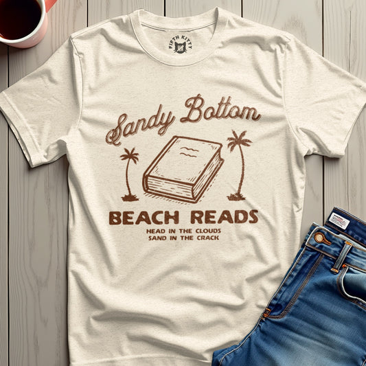 Sandy Bottom Beach Reads T-Shirt Funny Product