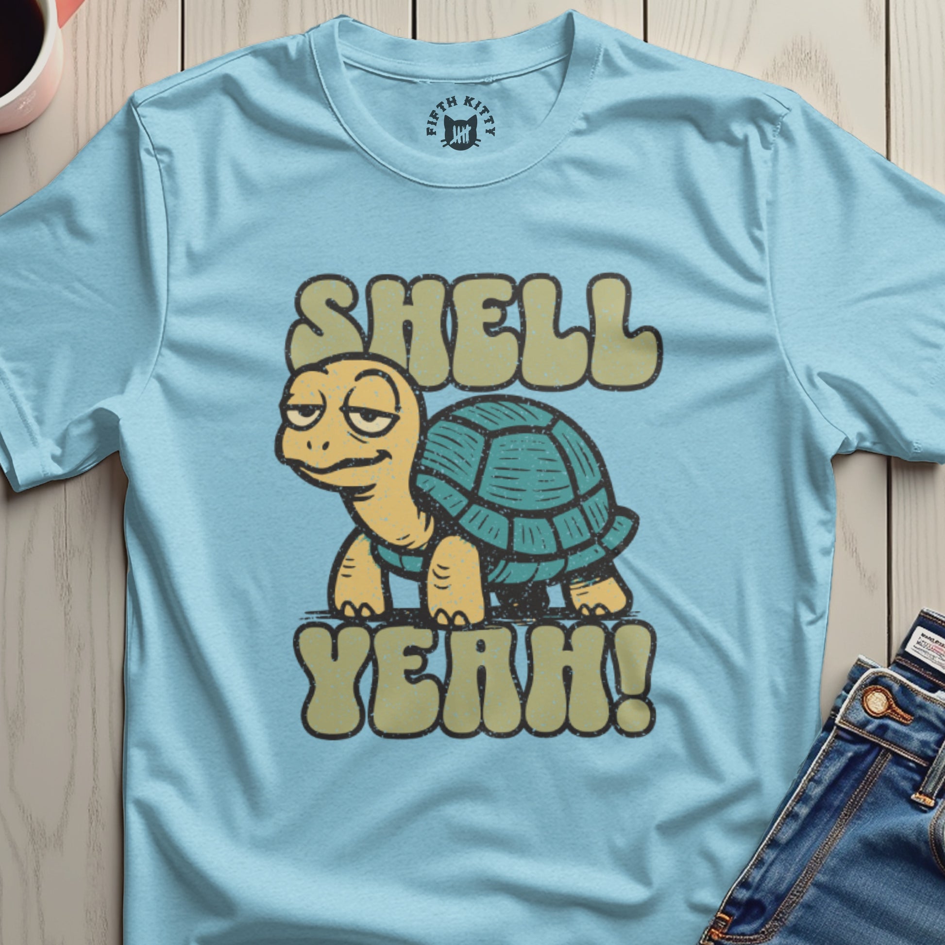 Shell Yeah Retro Turtle Graphic Tee Product