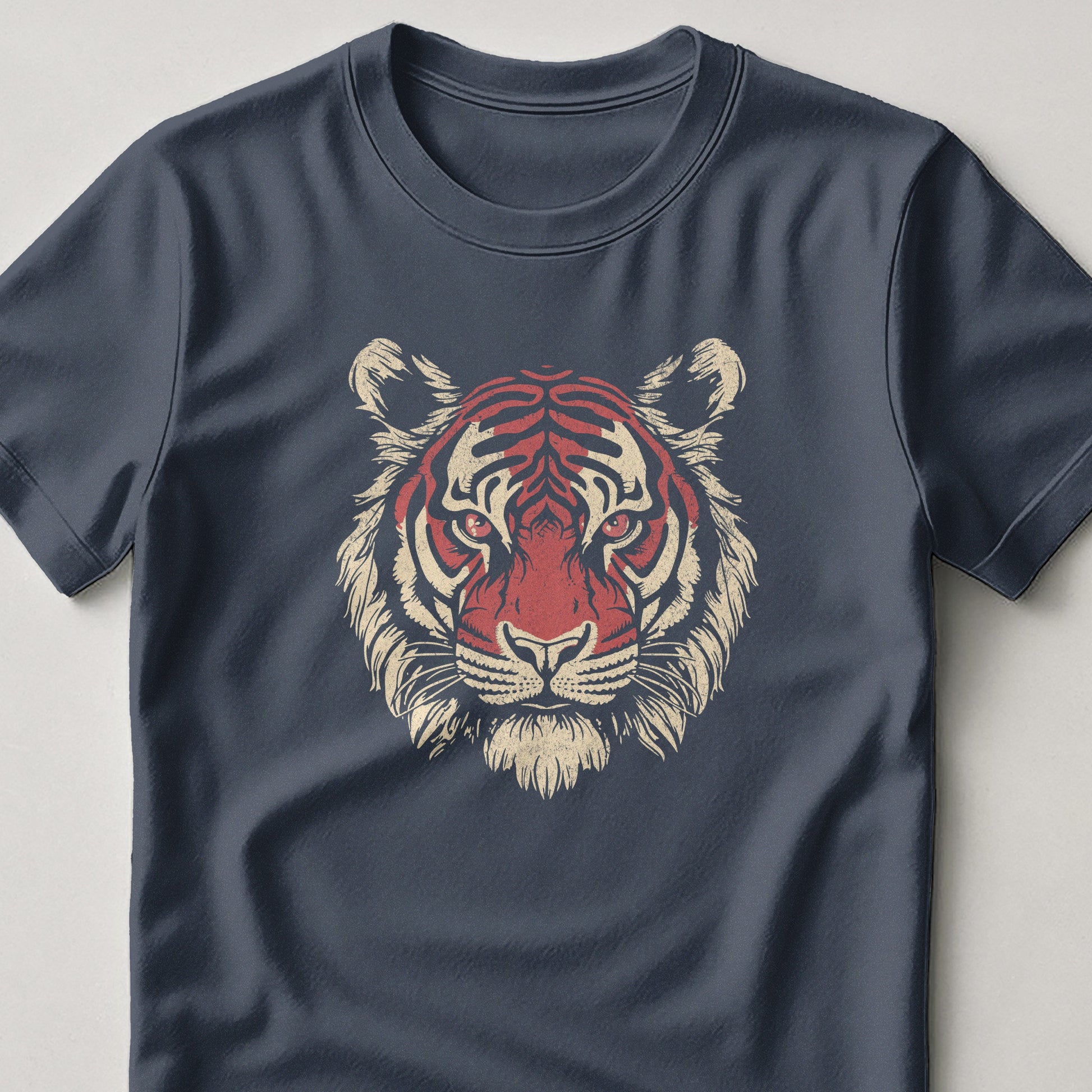 Fierce Tiger Graphic Print Crew Neck T-Shirt product