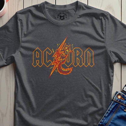 Electric Acorn Cat Graphic Tee Shirt