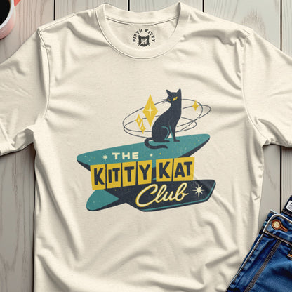 The Kitty Kat Club Retro Design Cat Lovers Shirt