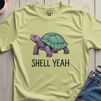 Shell Yeah Turtle Graphic T-Shirt