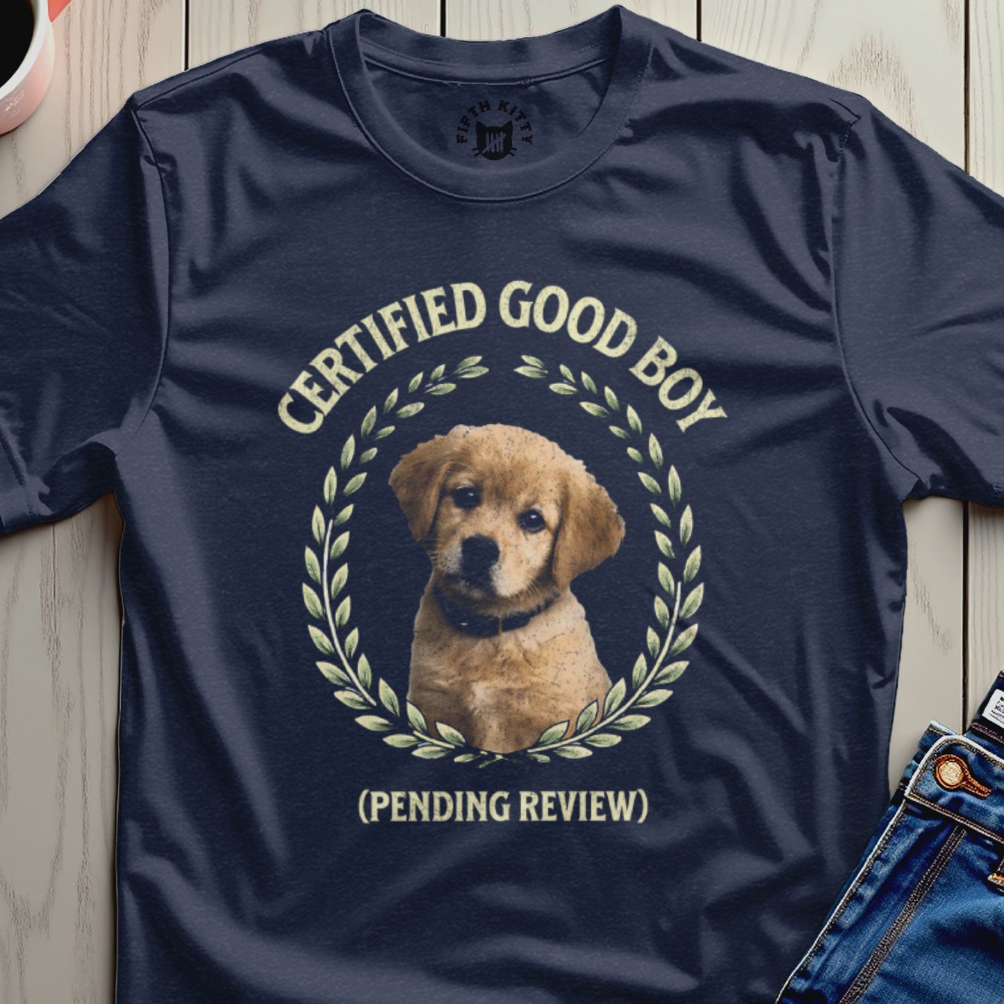 Certified Good Boy Pending Review Dog Shirt