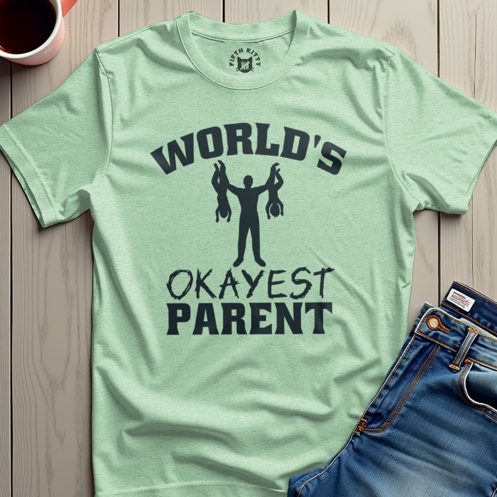 World's Okayest Parent Graphic Tee product type