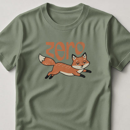 Playful Fox With Zero Print Kids T-shirt Product