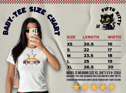 Retro Gamer Sunset Baby Tee