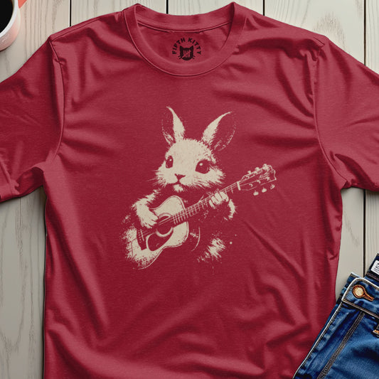 FIFTH KITTY Red Rabbit Acoustic Guitar Graphic product type