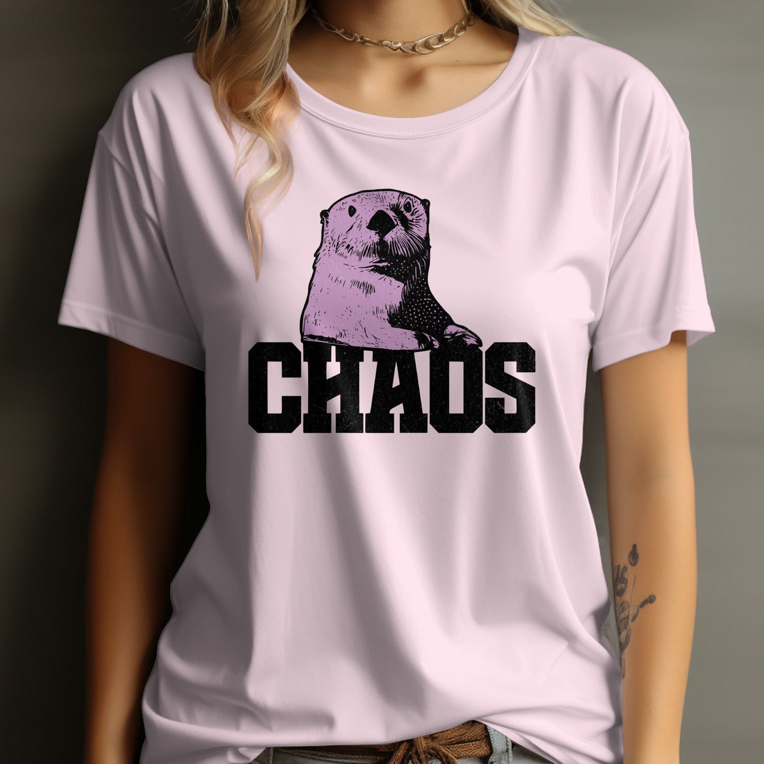 Otter Chaos Graphic Unisex T-shirt product