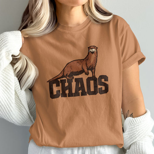 Chaos Otter Graphic Tee Shirt product type