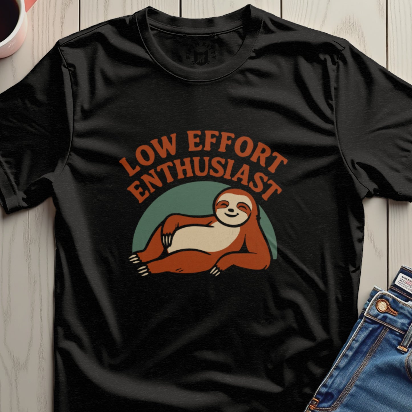 Low Effort Enthusiast Sloth Graphic Tee product