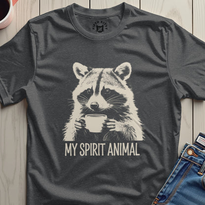 My Spirit Animal Raccoon Graphic T-Shirt