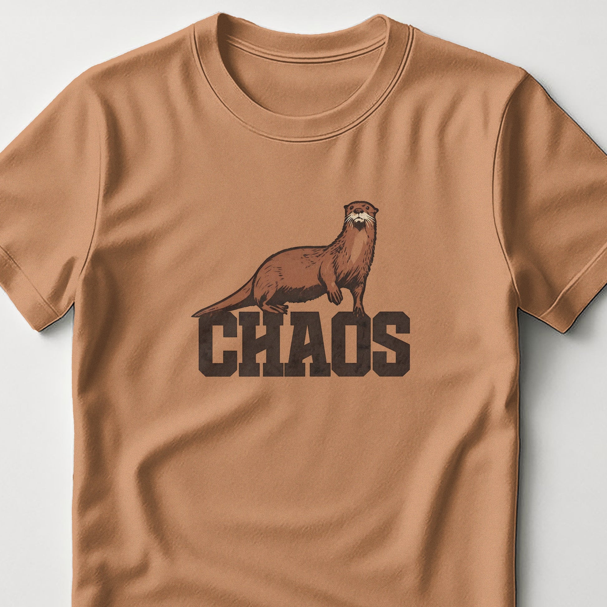 Otter Chaos Graphic Print T-Shirt Stylish Casual Product