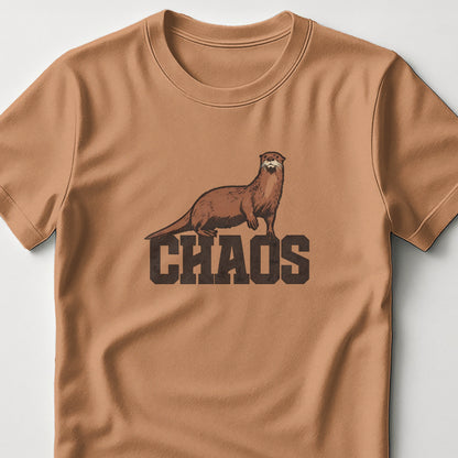 Otter Chaos Graphic Print T-Shirt Stylish Casual Product