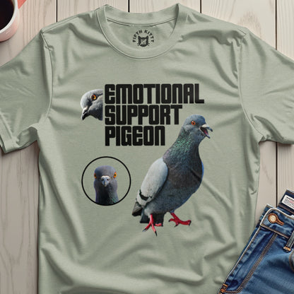 Emotional Support Pigeon Graphic T-shirt