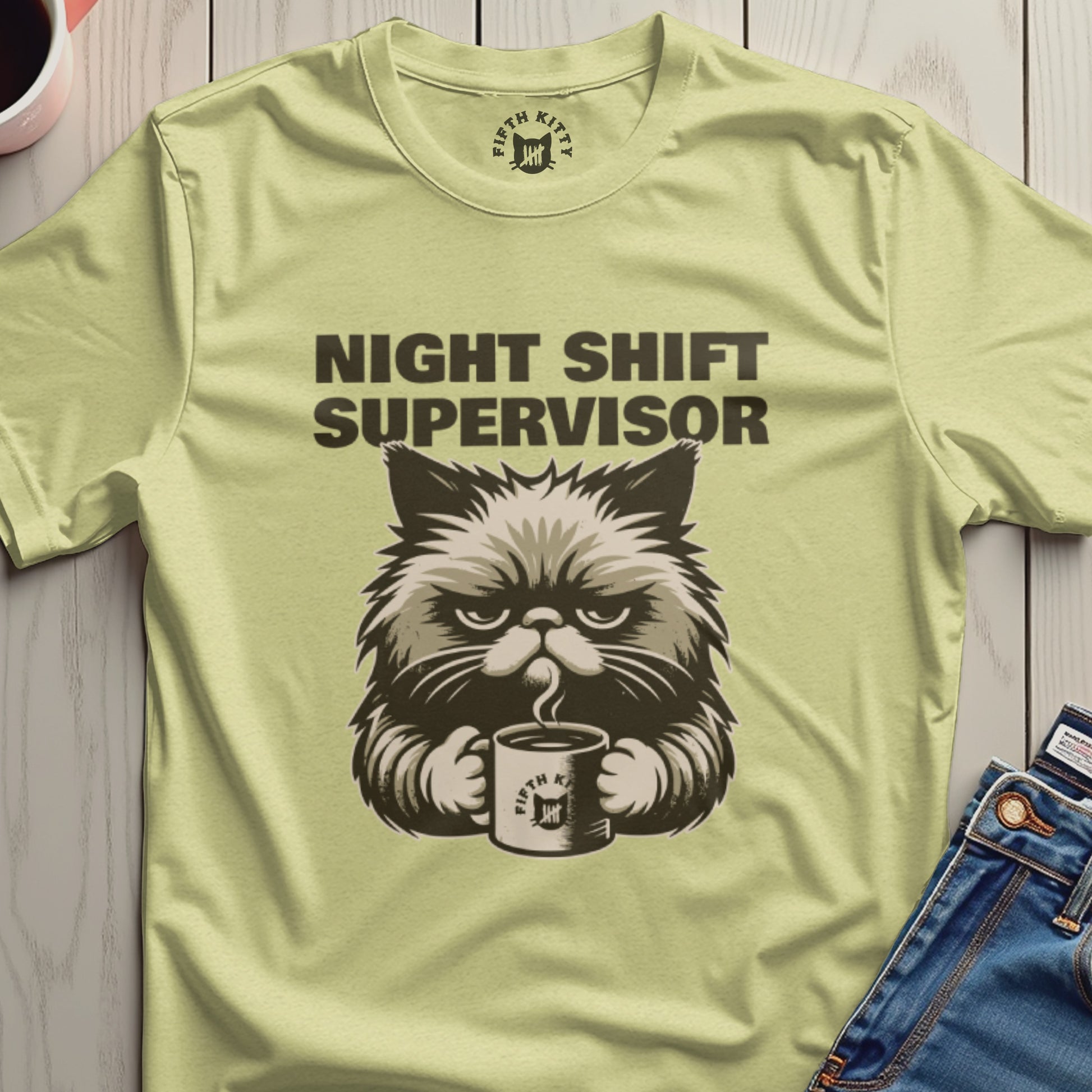 Night Shift Supervisor Graphic T-Shirt