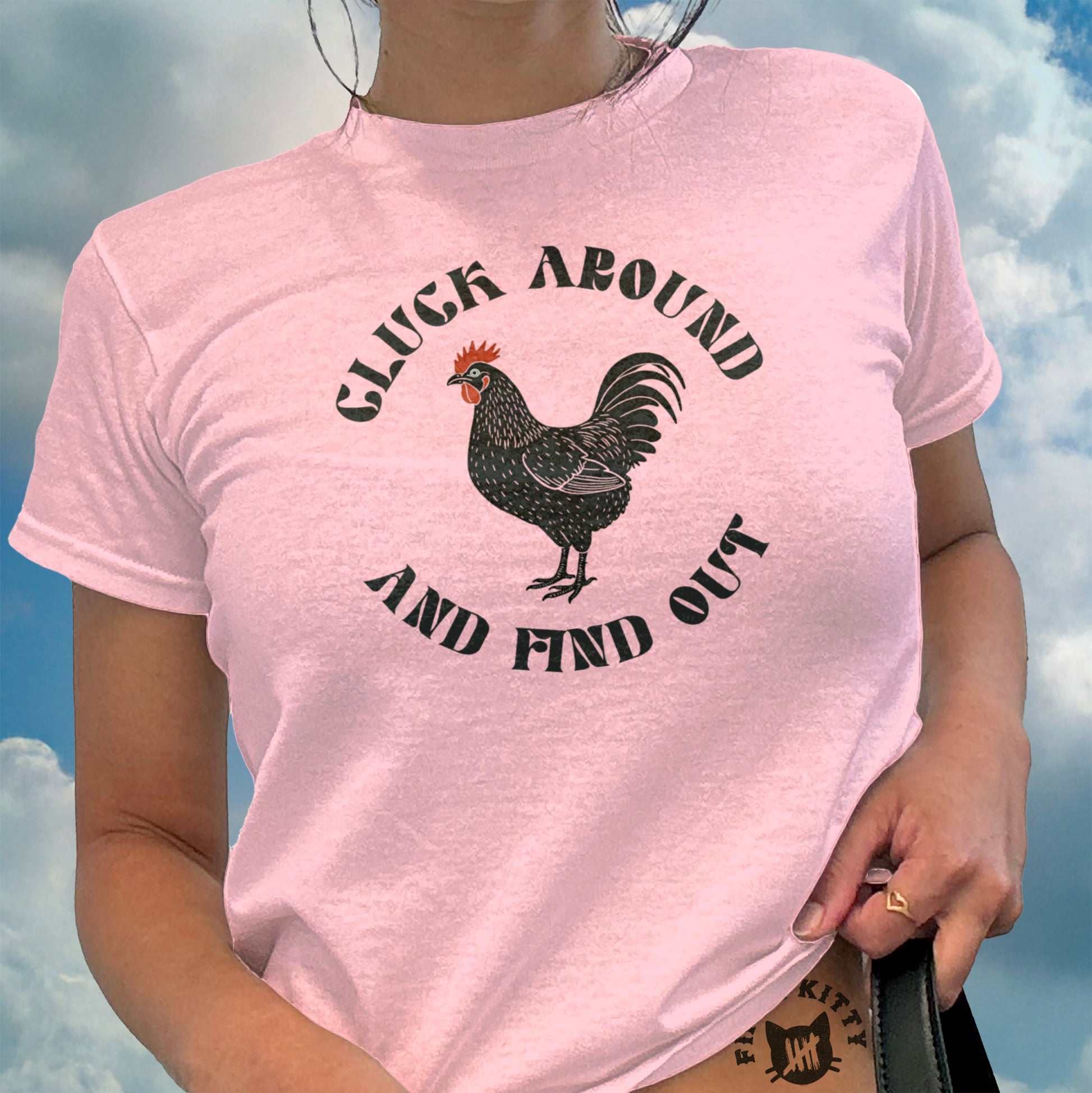 Cluck Around And Find Out Funny Graphic Tee product type