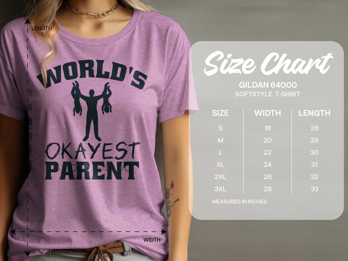 World's Okayest Parent Graphic T-Shirt product