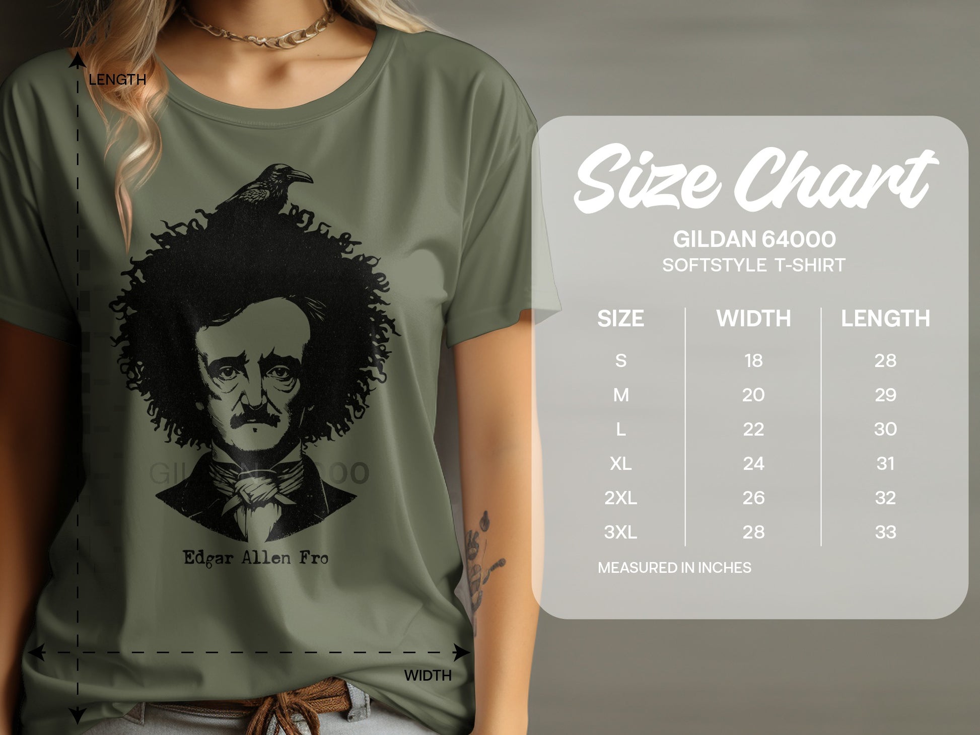 Edgar Allen Fro Graphic Tee shirt product type