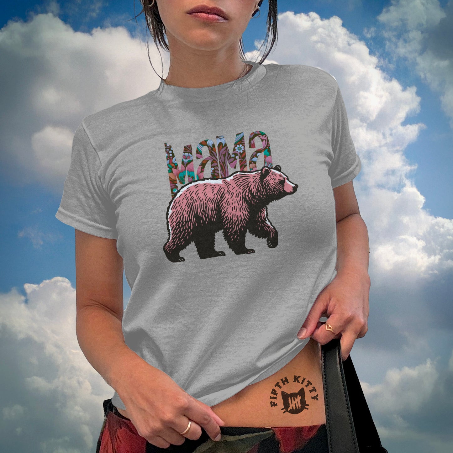 Mama Bear Graphic Casual Wear Fashion T-Shirt product type