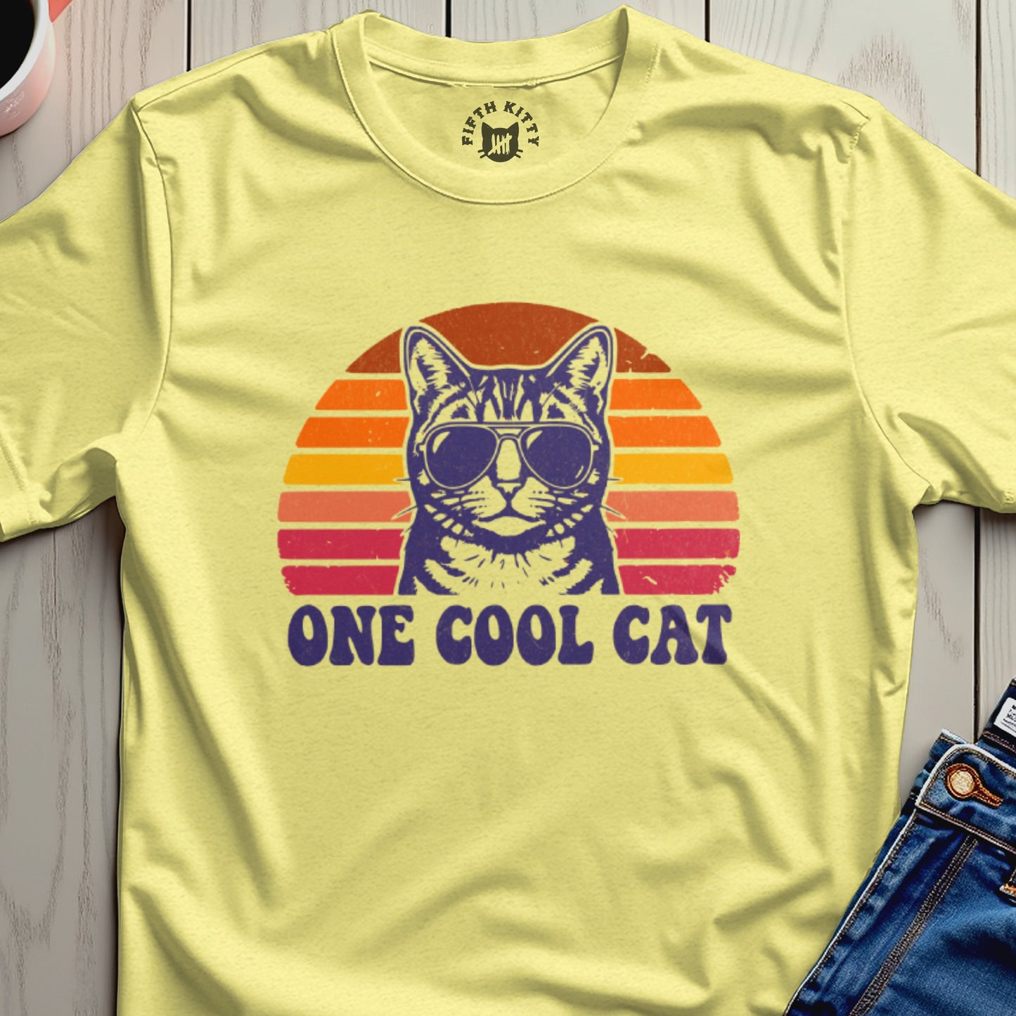Retro Cool Cat T-Shirt