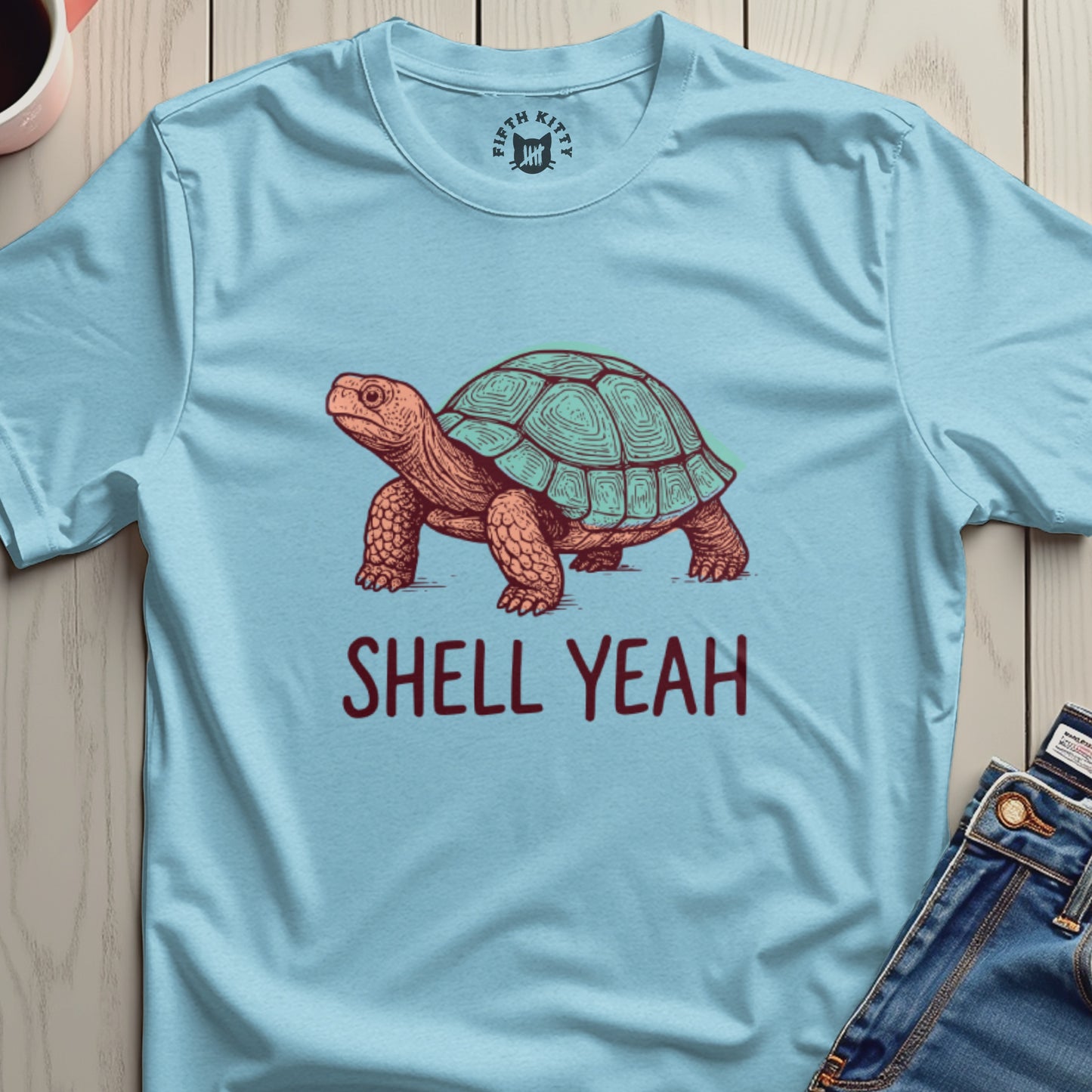 Shell Yeah Fun Turtle Graphic Tee Product