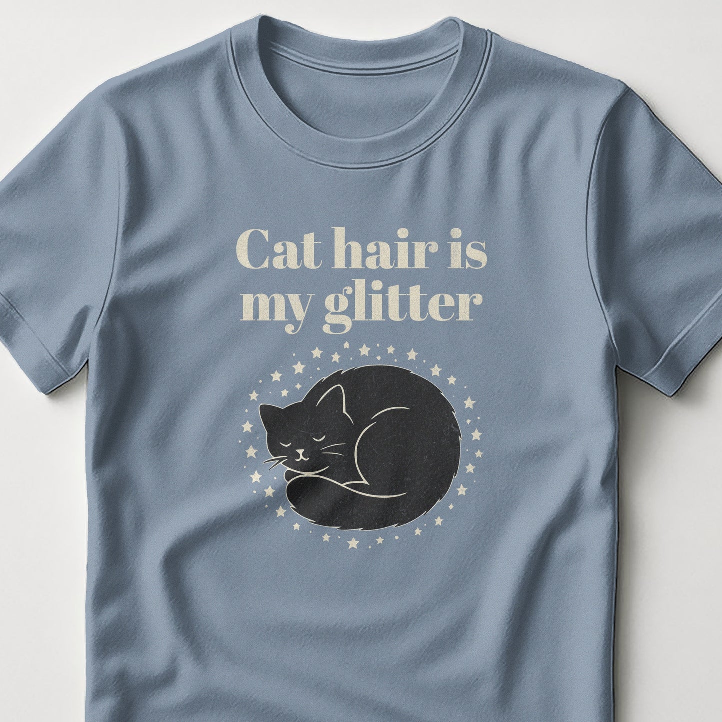 Cat Hair Is My Glitter Cat Themed T-Shirt product