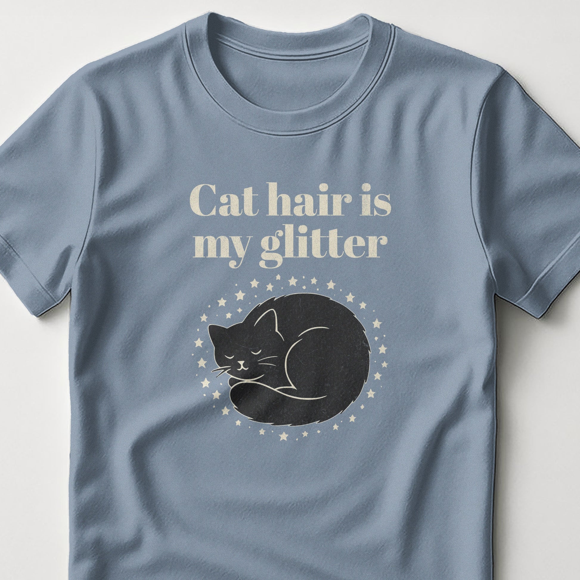 Cat Hair Is My Glitter Cat Themed T-Shirt product