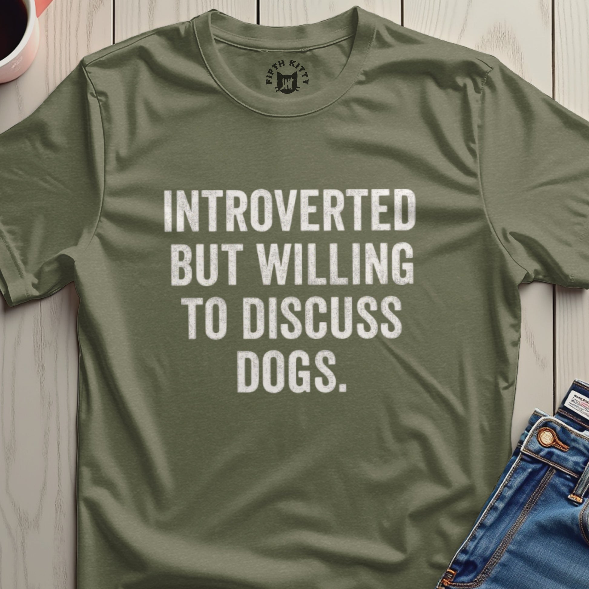 Introverted But Willing To Discuss Dogs Shirt