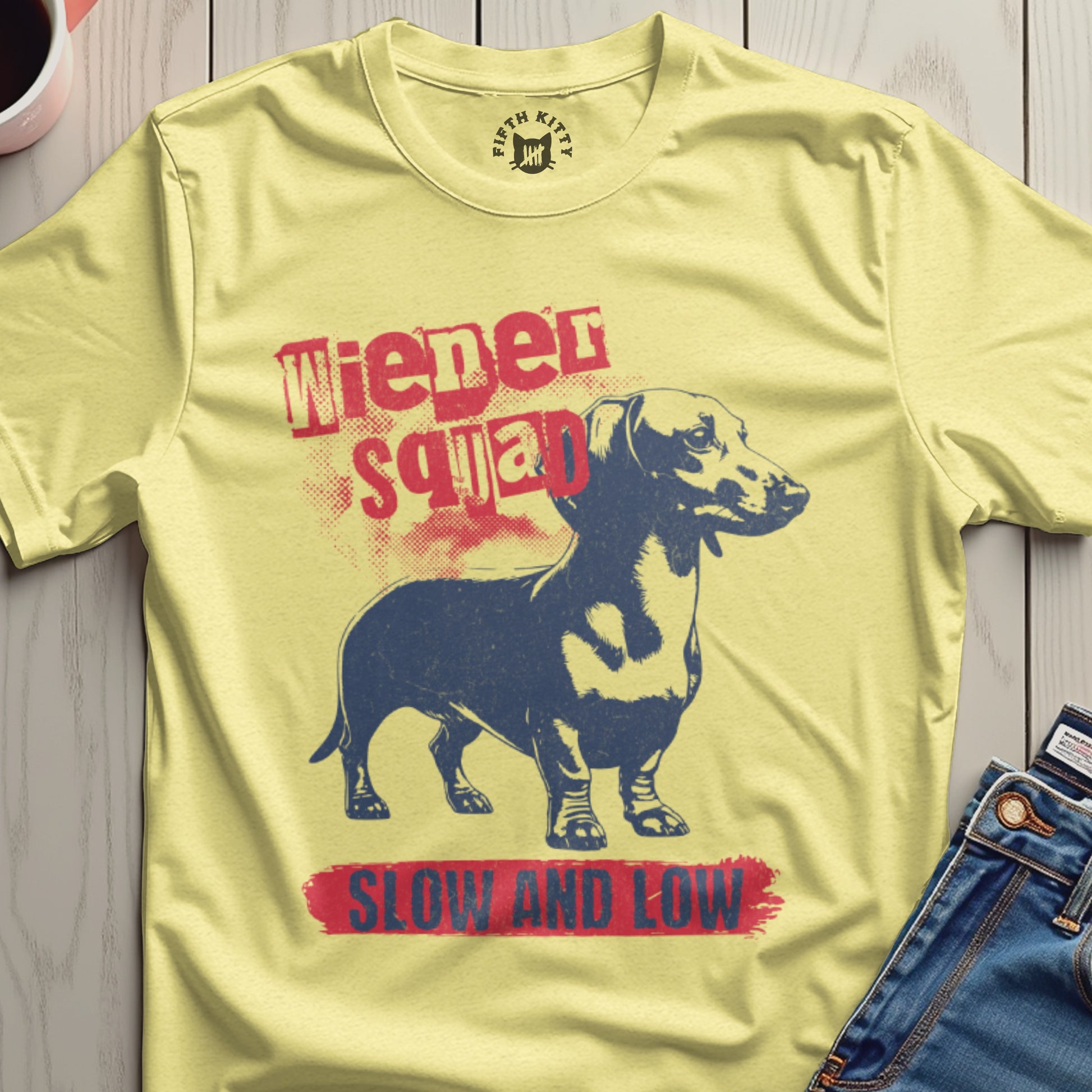 Wiener Squad Slow and Low Dachshund T-Shirt