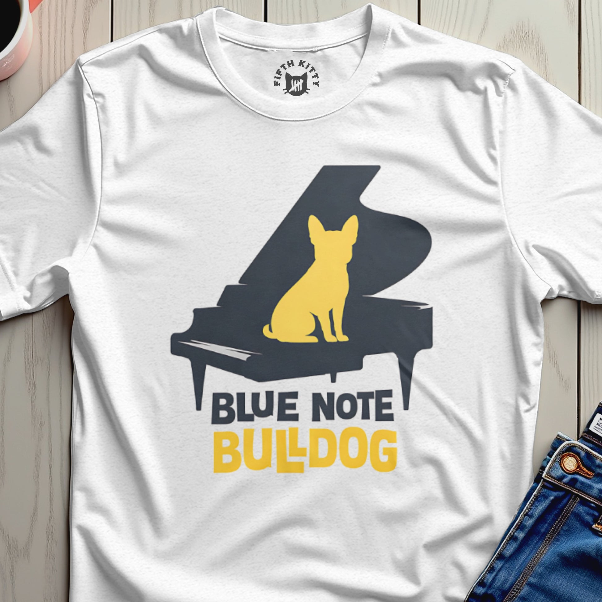 Blue Note Bulldog Graphic Tee Music Lover T-shirt