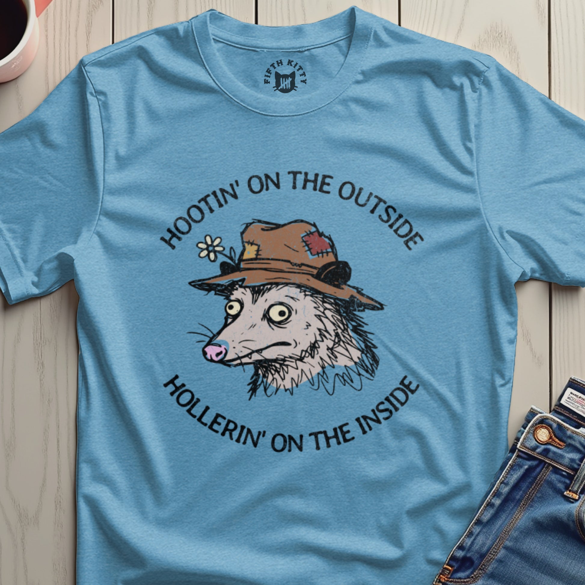 Hootin' on the Outside Hollerin' on the Inside shirt