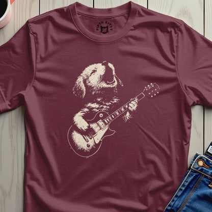 FIFTH KITTY Musical Dog Electric Guitar Maroon Cream product type