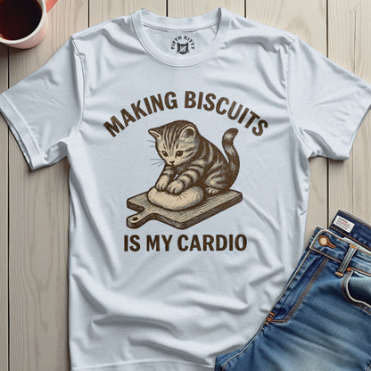 Making Biscuits Is My Cardio Cat Design T-Shirt product