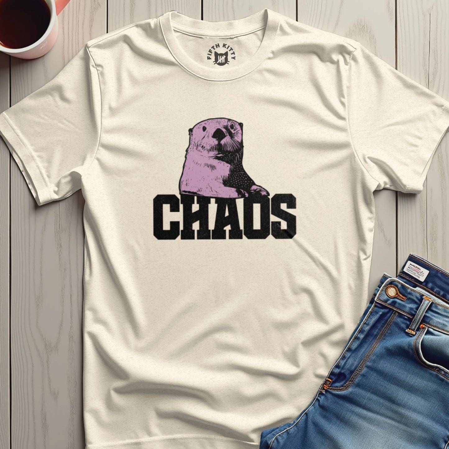 Chaos Otter Graphic Tee Shirt Relaxed Fit product type