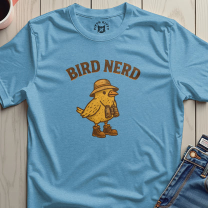 Bird Nerd with Cute Bird Graphic T-Shirt Product
