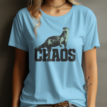 Embrace Chaos Otter Graphic Tee Shirt product type