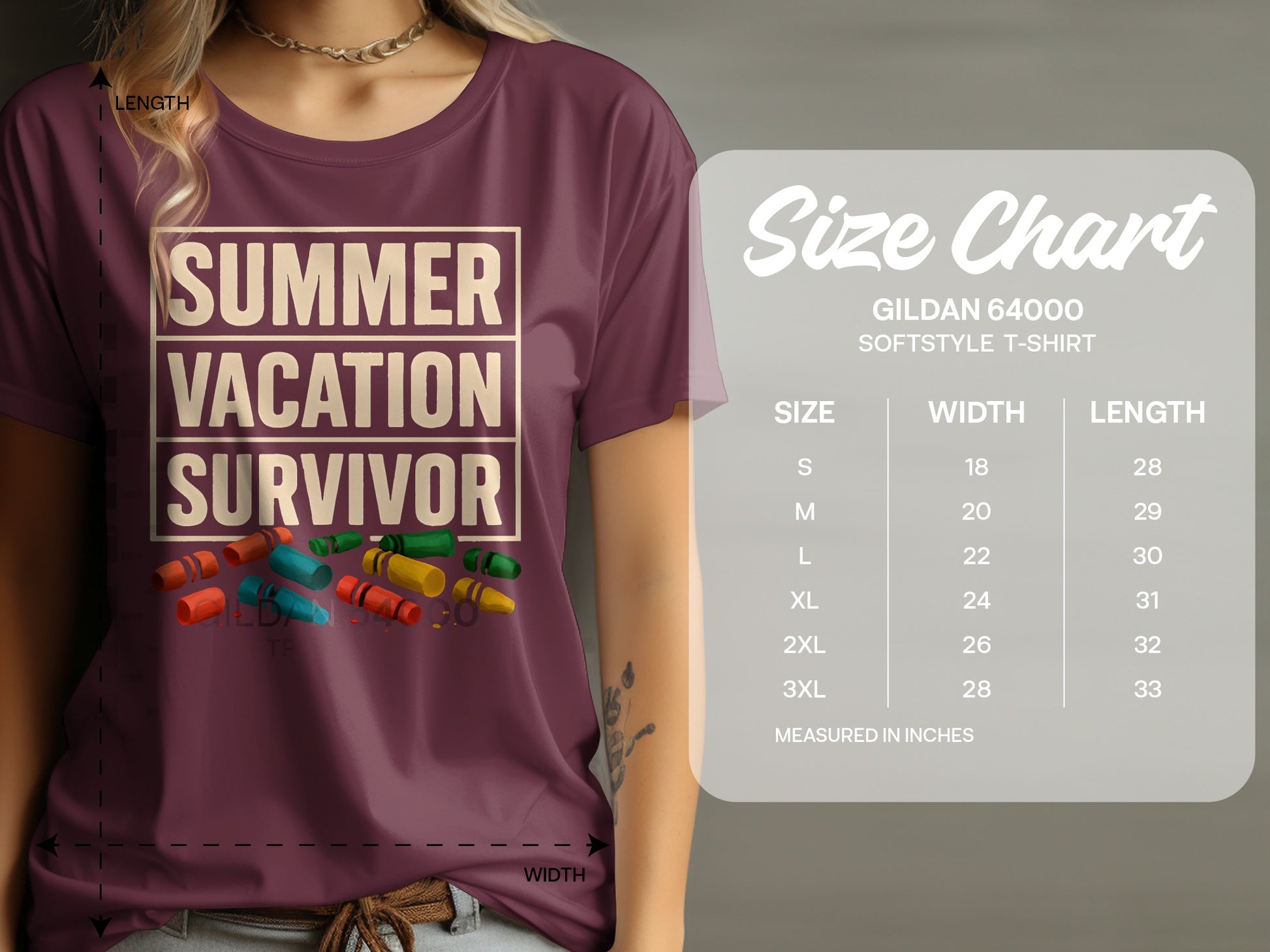 Summer Vacation Survivor Graphic T-shirt product type