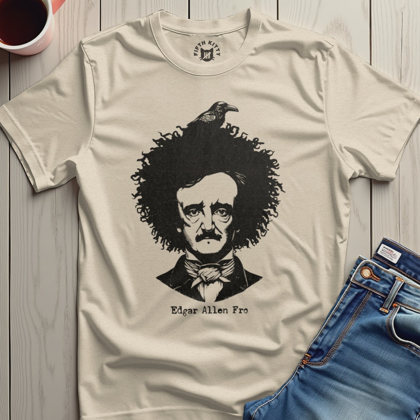 Edgar Allen Poe Graphic Tee Shirt product type
