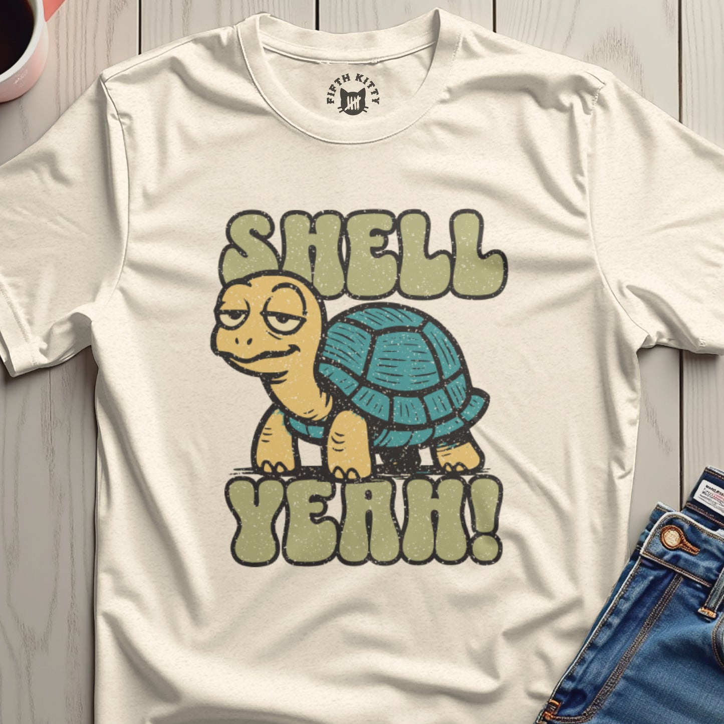 Shell Yeah Turtle Graphic T Shirt Product