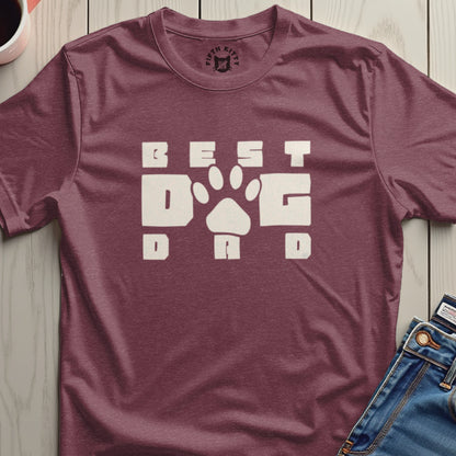 Unique Best Dog Dad Graphic Shirt for Pet Lovers