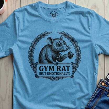 Gym Rat (But Emotionally) Unique Animal T-Shirt