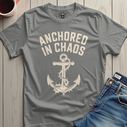 Anchored in Chaos Gray T-Shirt product type