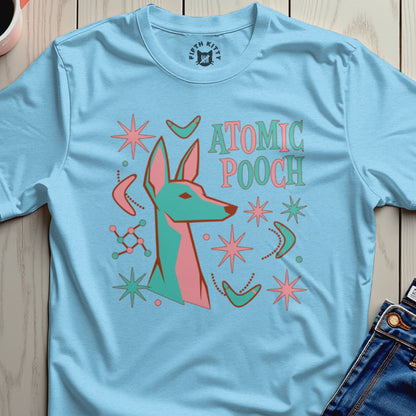 Atomic Pooch Retro Graphic Design Shirt