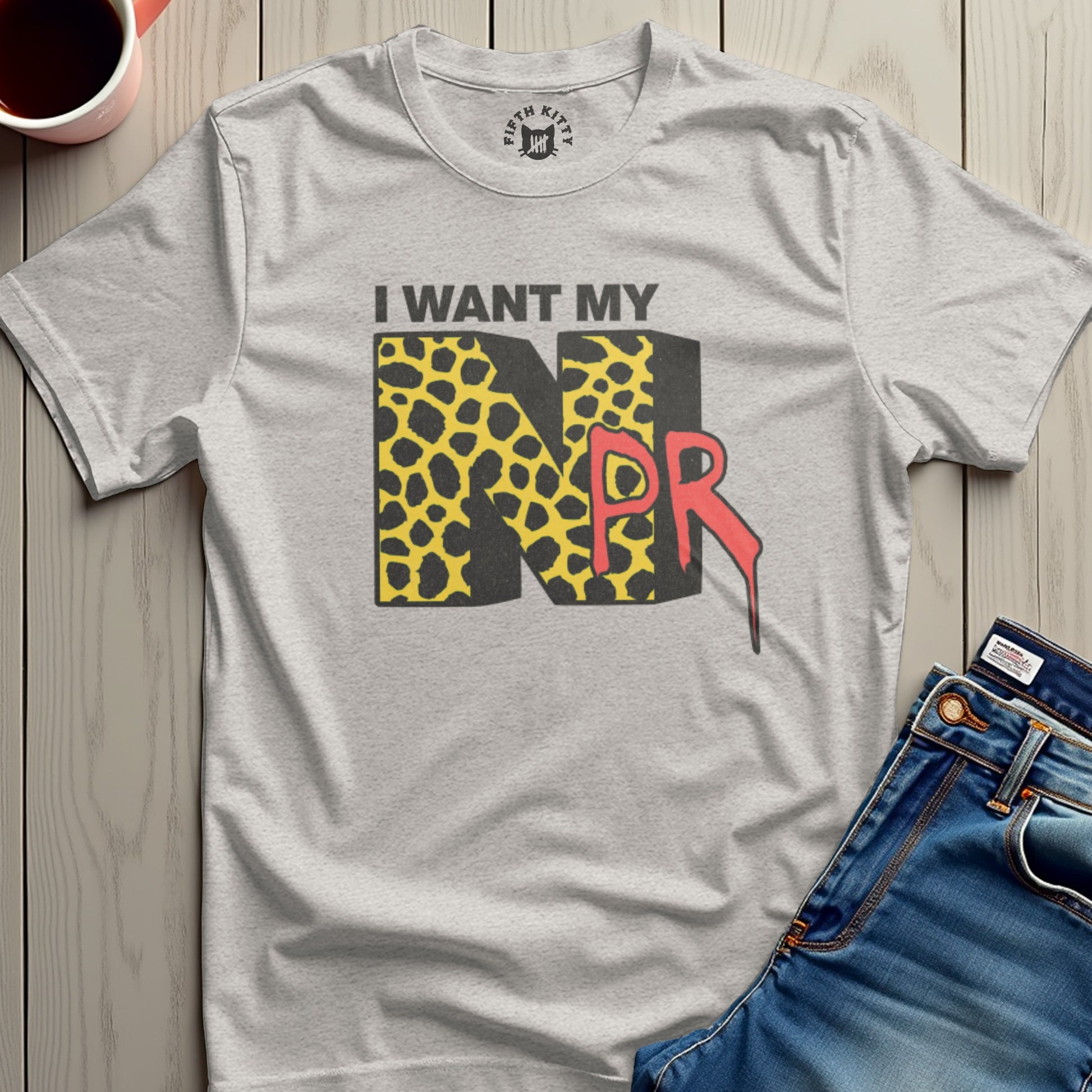 I Want My NPR Graphic Tee Shirt product