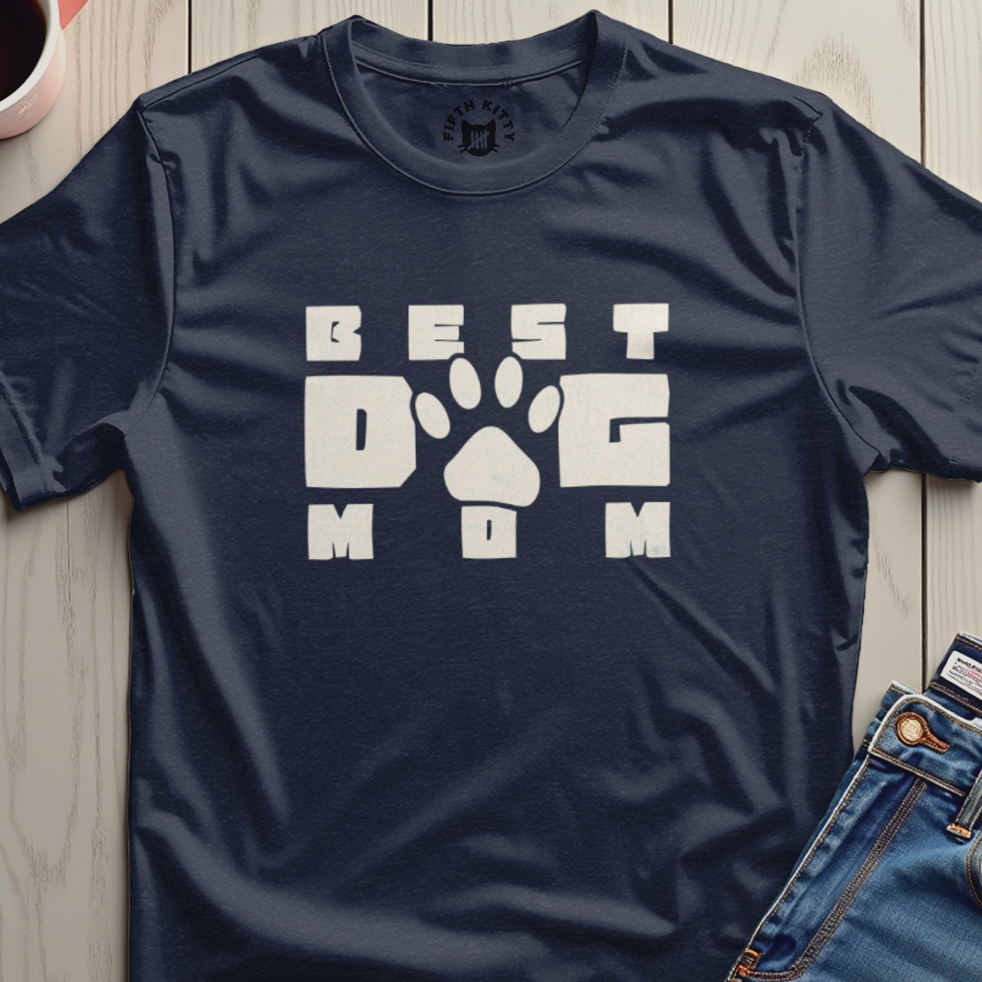 Best Dog Mom Graphic Printed T-Shirt For Dog Lovers