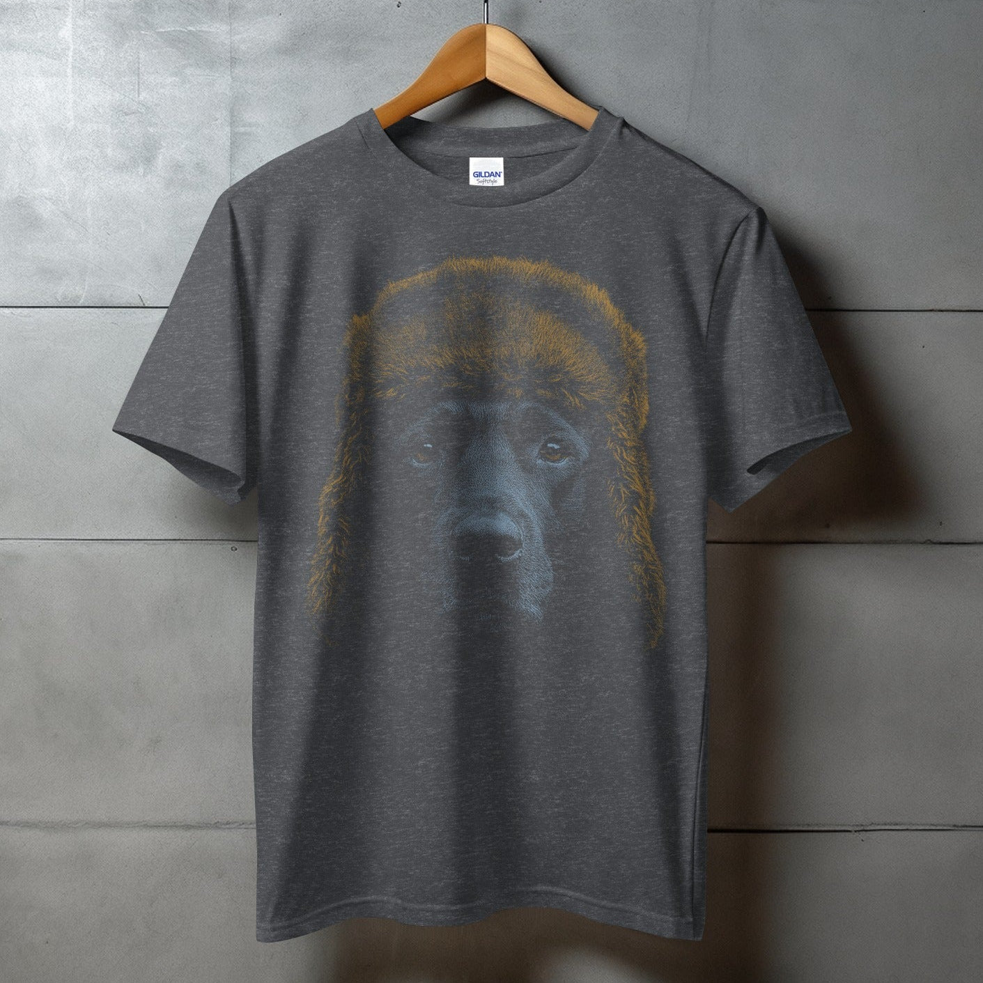 Bear Wearing Fur Hat Graphic Printed T-shirt product
