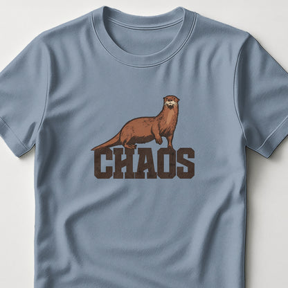 Chaos Otter Graphic T-Shirt Bold Statement Product