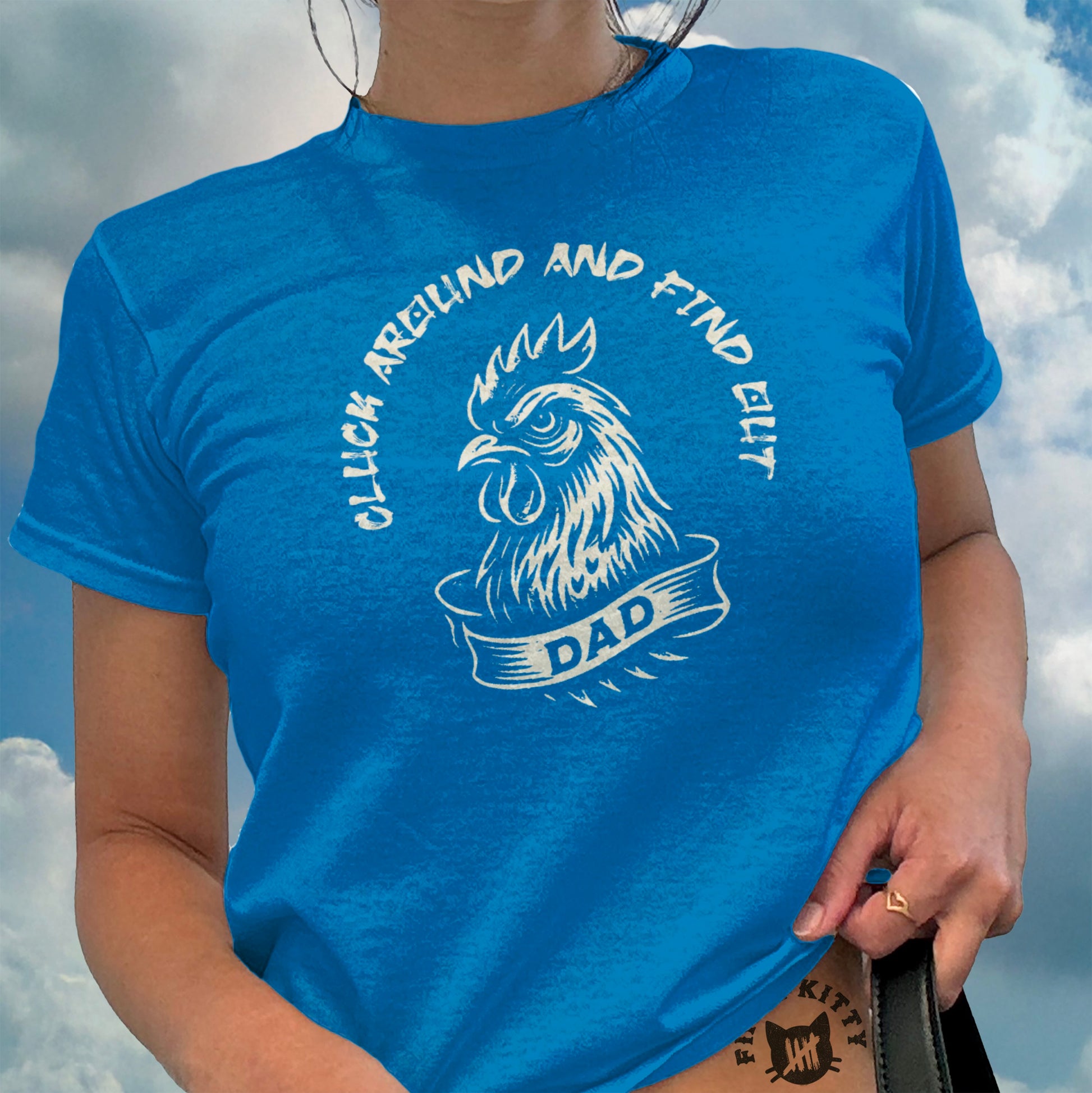 Click Around and Find Out Dad T-Shirt product type